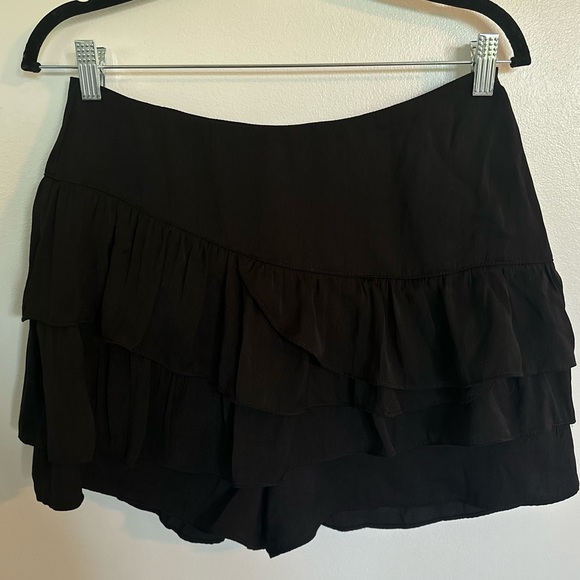 Black Ruffle Skirt - Picture 3 of 4